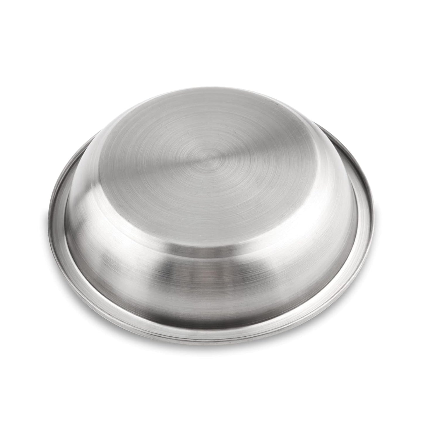 Cat Dishes Food Bowls,Stainless Steel Pet Food & Water Bowls Set for Dogs and Cats,Feeding and Watering Dish Bowl for Kitten Puppy (2 Pcs, 6.3 Inch)