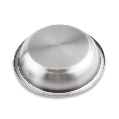 Cat Dishes Food Bowls,Stainless Steel Pet Food & Water Bowls Set for Dogs and Cats,Feeding and Watering Dish Bowl for Kitten Puppy (2 Pcs, 6.3 Inch)